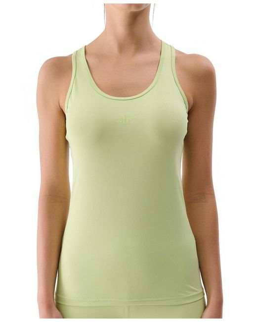 4F Green Slim-fit Quick-drying Training Top