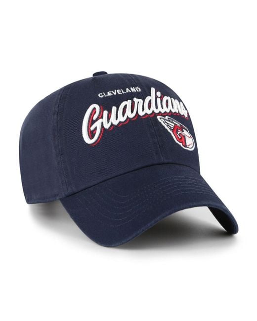 '47 Blue Cleveland Guardians Ariana Clean Up Adjustable Hat