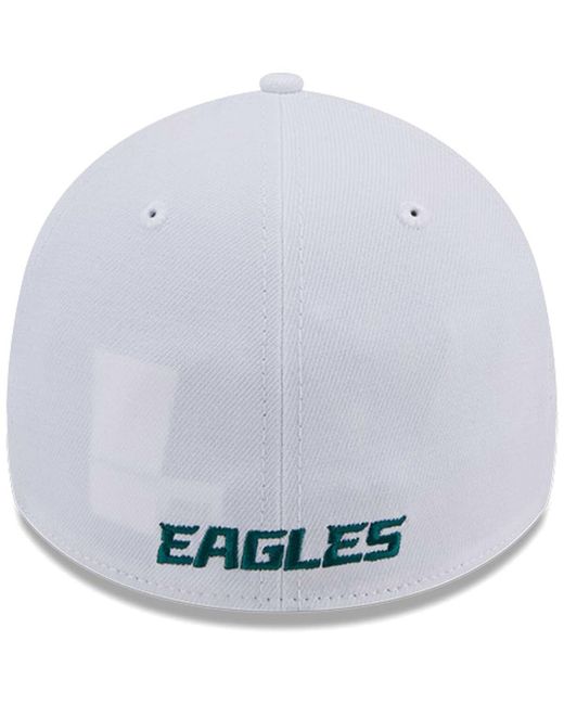 KTZ White Philadelphia Eagles Main 39thirty Flex Hat for men