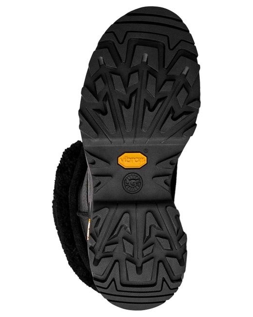 Ugg Black Adirondack Xxv Round Toe Boots
