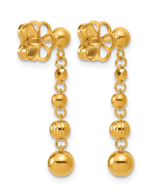 Macy's Metallic Beaded Drop Earrings