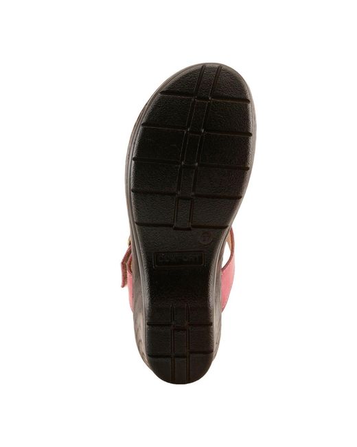 Spring Step Pink Saphique Slides