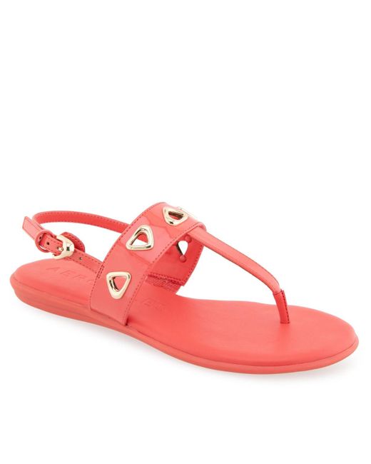 Aerosoles Pink Lago Round Toe Thong Sandals