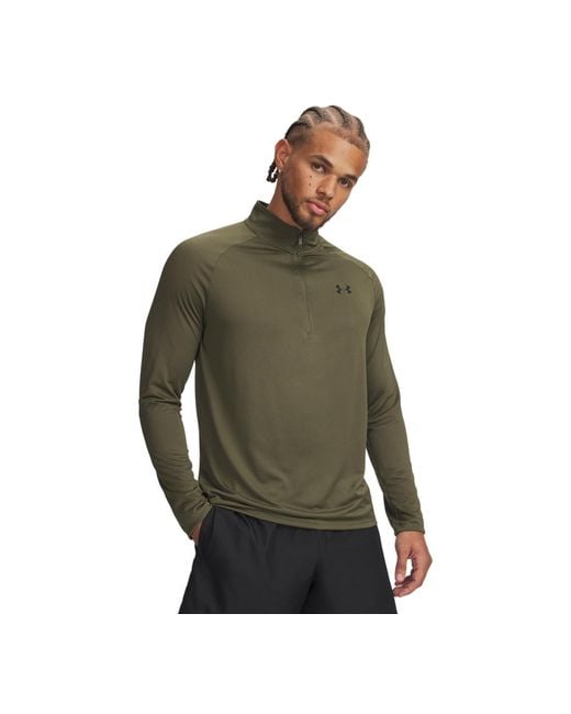 Under Armour Green Ua Tech Half-zip Pullover for men