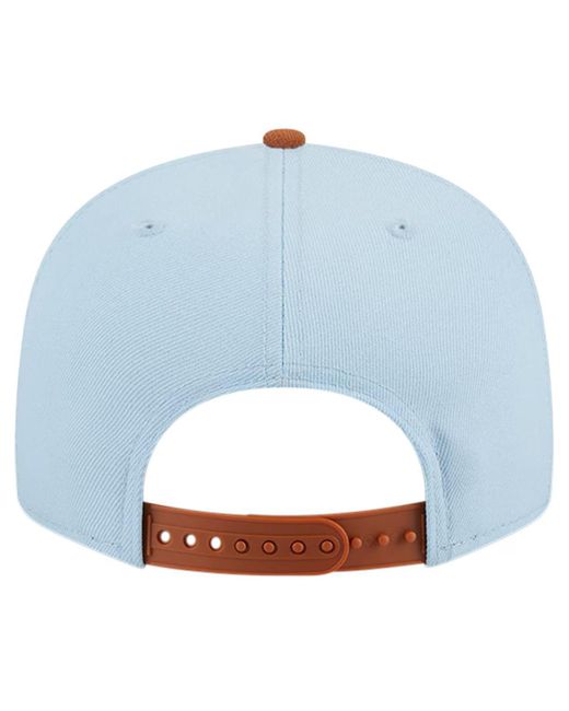 KTZ Blue /brown Orlando Magic 2-tone Color Pack 9fifty Snapback Hat for men