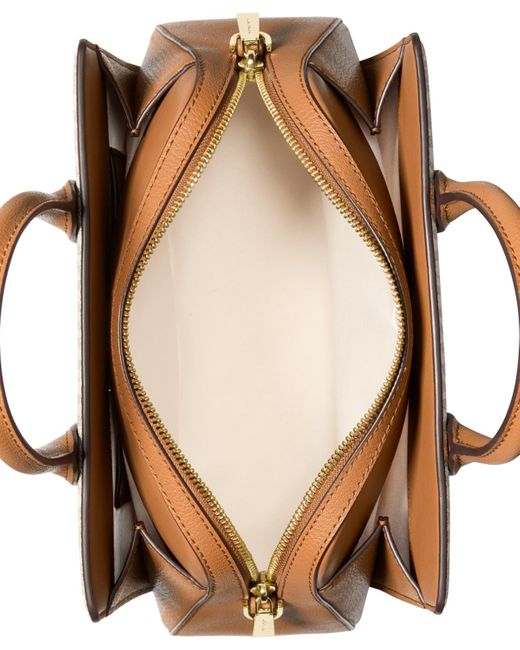 Michael Kors Brown Michael Laila Small Crossbody Satchel