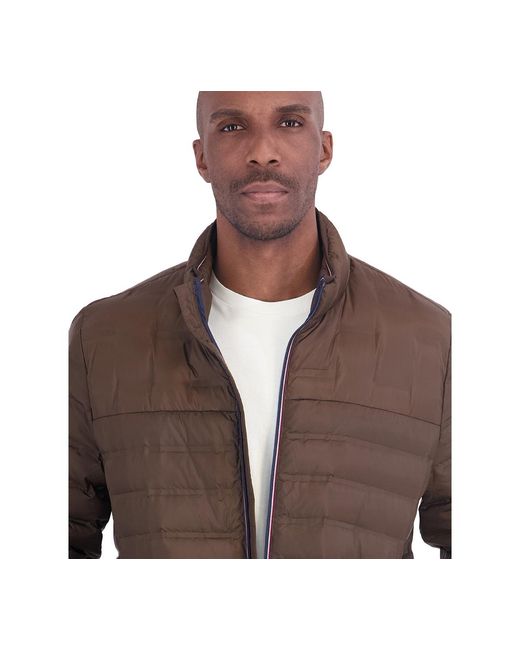 Tommy Hilfiger Brown Real Down Packable Jacket for men