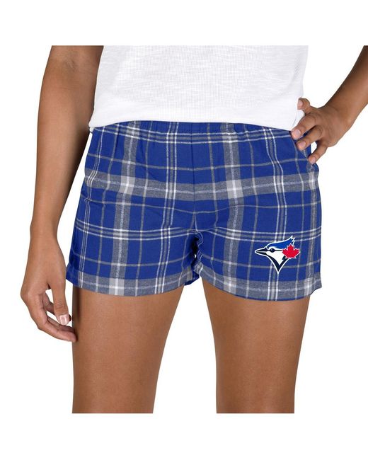 Concepts Sport Royal/gray Toronto Blue Jays Ultimate Flannel Shorts
