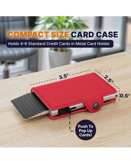 Conceal Plus Red Rfid Pop Up Wallet