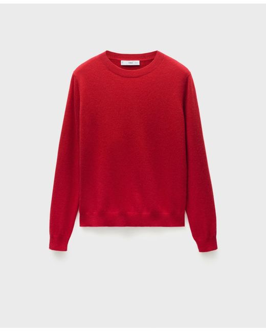 Mango Red Cashmere Sweater