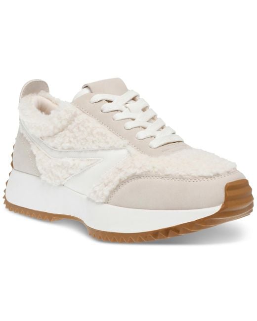 DV by Dolce Vita White Bynx Lace-up jogger Sneakers