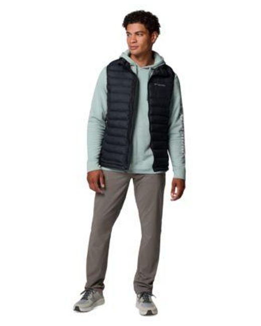 Columbia Blue Trek Hoodie Powder Lite Ii Vest Benson Hiking Shoes Sage Peak Chino Pant for men