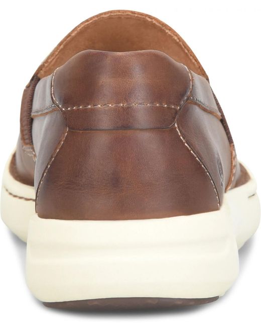 Born Brown Mariner Dress Casual Slip-on Sneakers for men