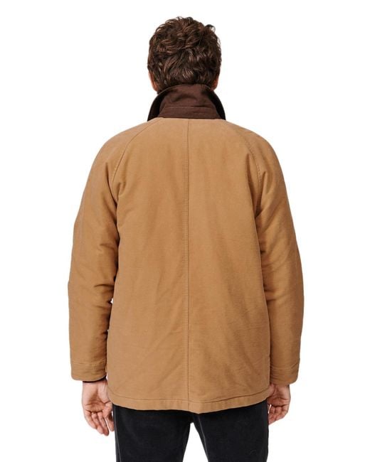 aubi Natural Bennett Moleskin Jacket for men