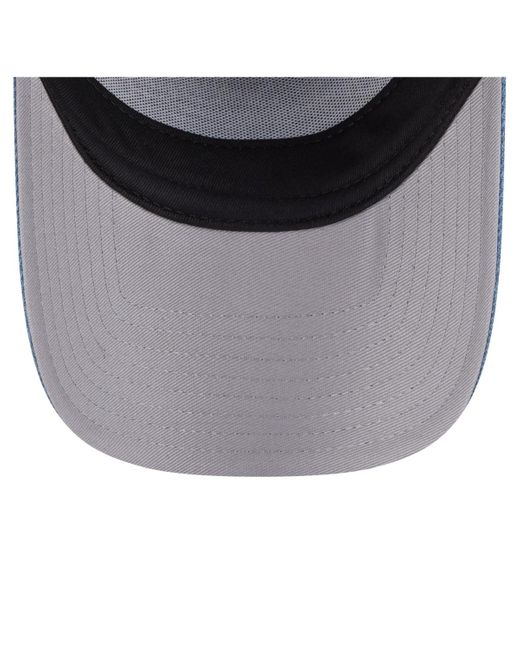 KTZ Blue North Carolina Tar Heels A-frame 9forty Adjustable Hat