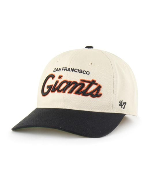 '47 White San Francisco Giants Crosstown Franchise Fitted Hat for men