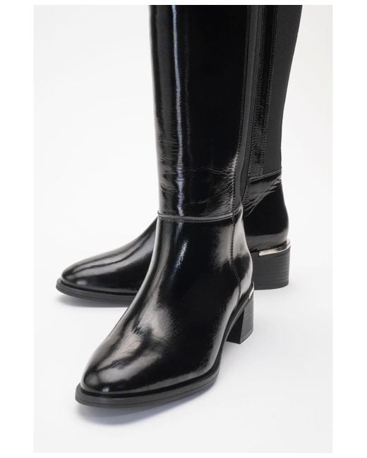 Forever & Always Shoes Black Rochos Leather Boot ()
