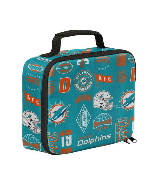 Outerstuff Blue Miami Dolphins Backpack And Lunchbox Set