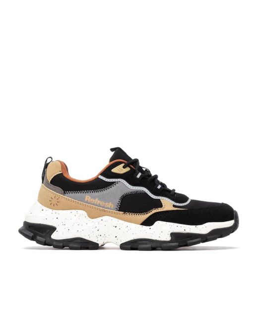Xti Black Casual Sneakers Refresh Collection By