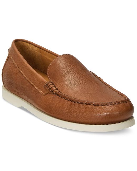 Polo Ralph Lauren Brown Merton Leather Venetian Loafers for men