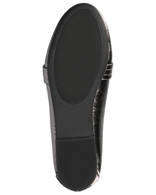 Journee Collection Black Marci Slip On Flats