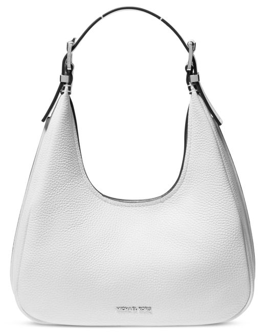 Michael Kors Gray Michael Nolita Small Leather Hobo Shoulder Bag