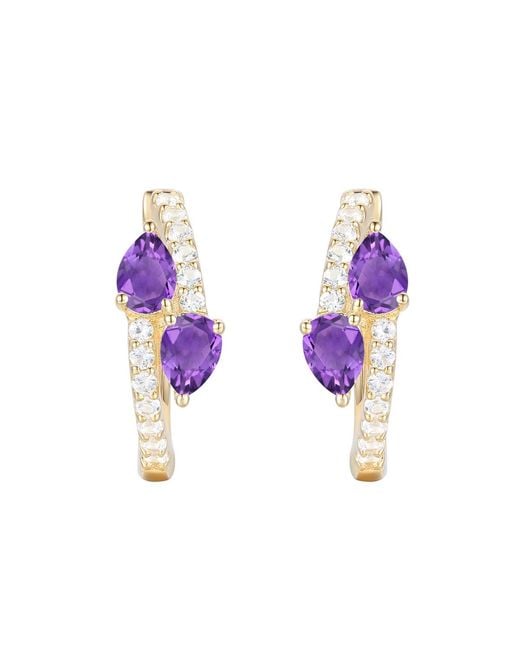 Macy's Metallic Multi Gemstone Earrings