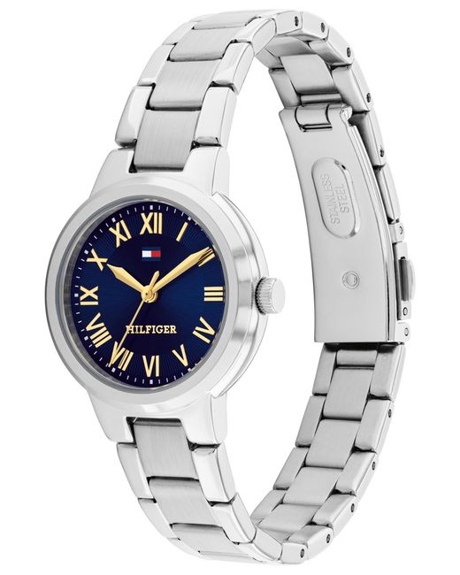 Tommy Hilfiger Metallic Quartz Tone Stainless Steel Bracelet Watch