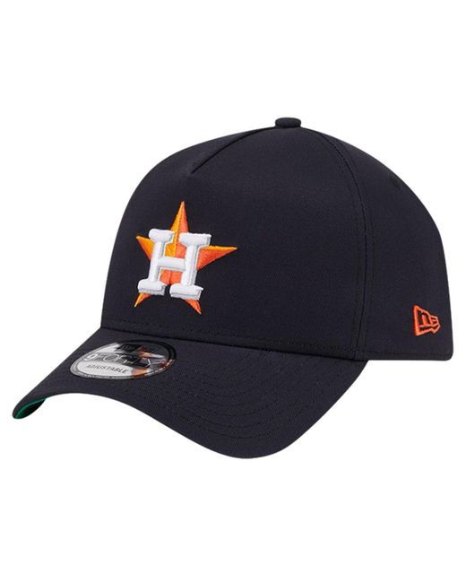 KTZ Blue Houston Astros Team Color A-frame 9forty Adjustable Hat for men