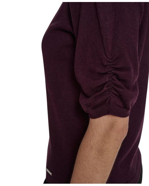 Calvin Klein Purple Crew Neck Sweater
