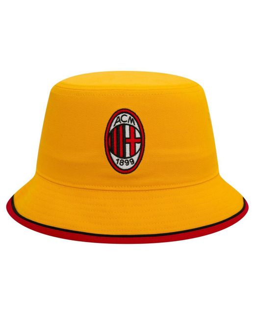 KTZ Yellow Ac Milan 2011 Bucket Hat for men