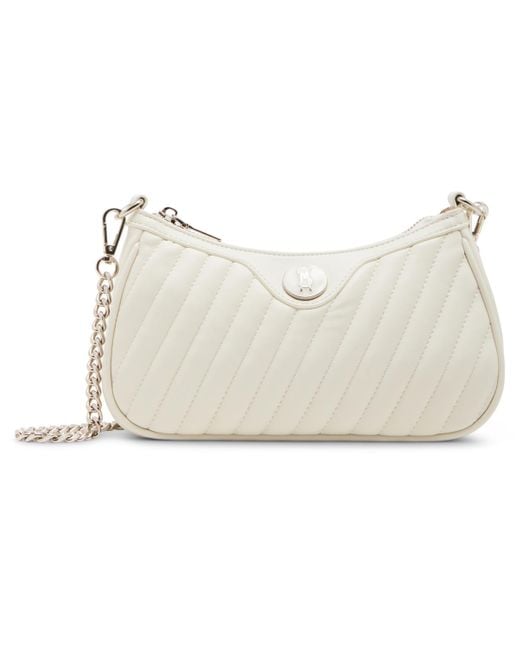 Steve Madden White Vickie Small Shoulder Bag