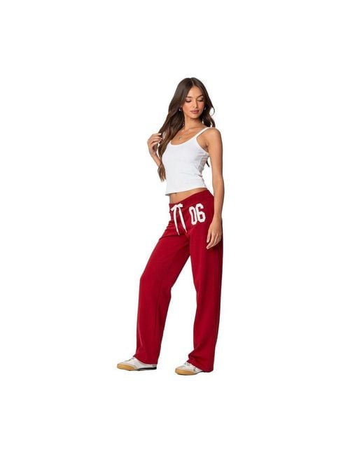 Edikted Red 06 Sweatpants