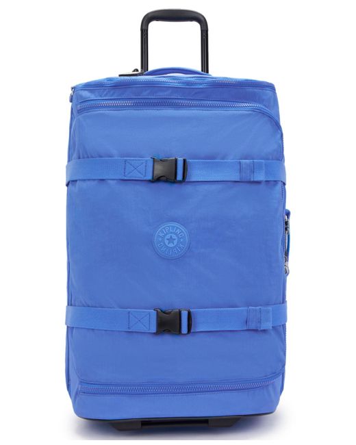 Kipling Blue Aviana Medium Rolling Carry-on luggage