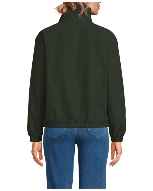 Lands' End Green Squall Full Zip Jacket