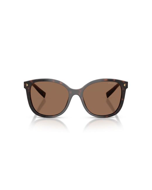 Prada Brown Square Sunglasses