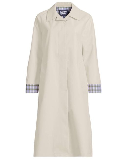 Lands' End Natural Mac Raincoat