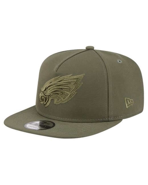 KTZ Green Philadelphia Eagles Color Pack A-frame 9fifty Snapback Hat for men