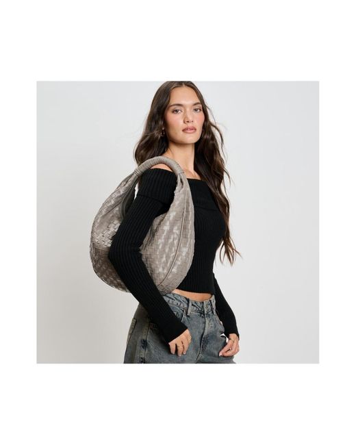Moda Luxe Gray Cassandra Hobo