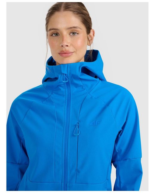 4F Blue Windproof Softshell Jacket Membrane