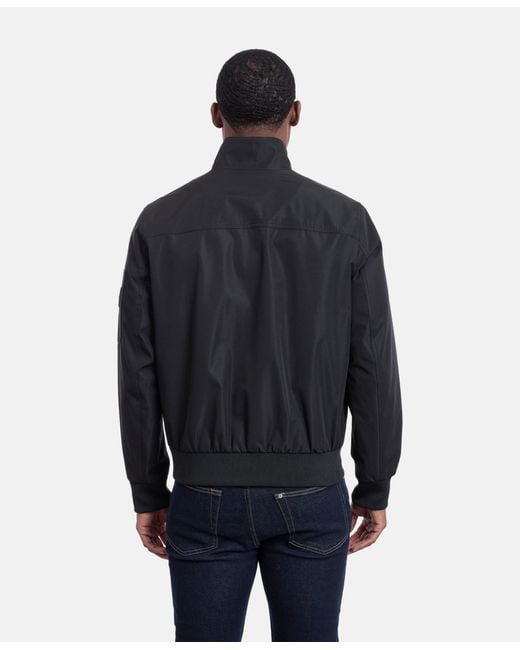Calvin Klein Blue Ripstop Bomber Jacket for men