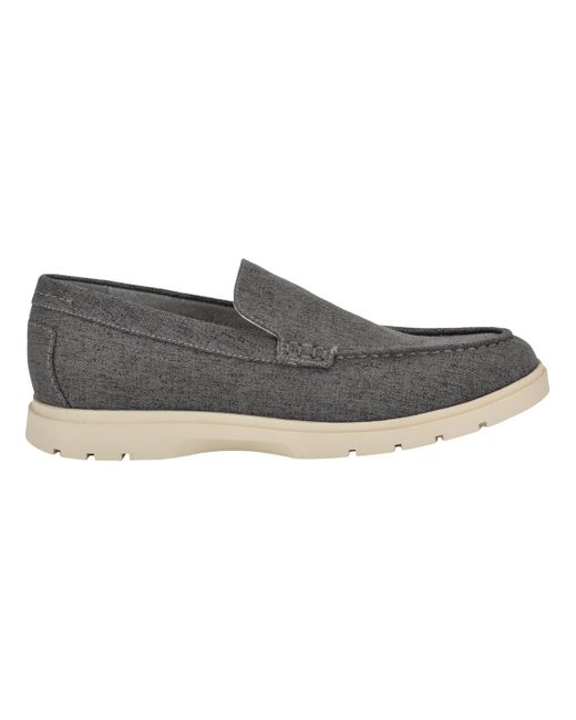 Calvin Klein Gray Avilo Lug-sole Casual Loafers for men