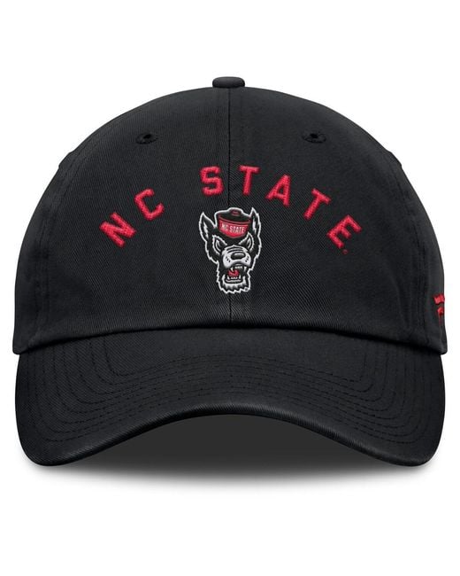 Fanatics Black Nc State Wolfpack Myth Adjustable Hat for men