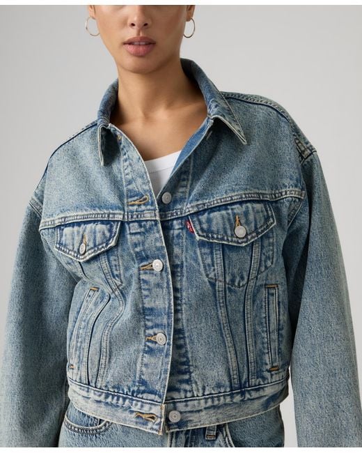 Levi's Blue Shrunken '90s Trucker Jacket