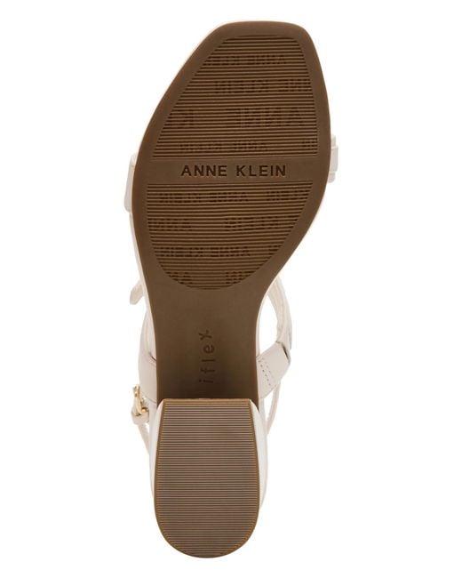 Anne Klein White Merida Slingback Sandals