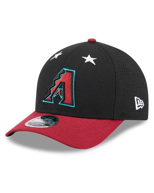 KTZ Black/red Arizona Diamondbacks 2025 Mlb All-star Game 9forty M-crown Adjustable Hat for men
