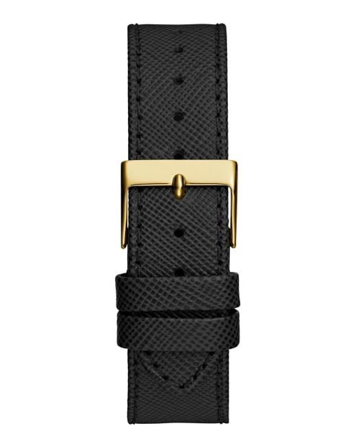 Guess Gray Multi-function Leather Watch 36mm