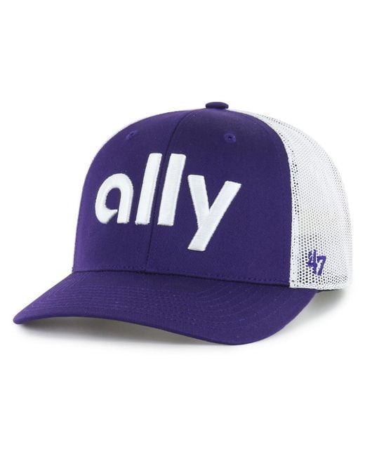'47 Blue Alex Bowman Trucker Adjustable Hat for men