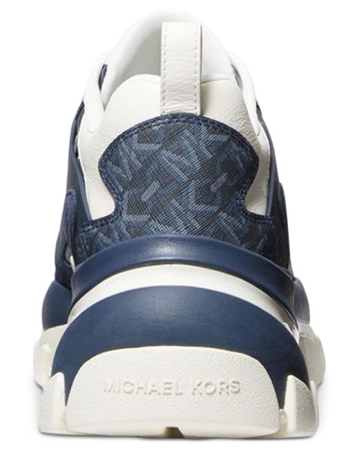 Michael Kors Blue Nick Lace-up Running Sneakers for men