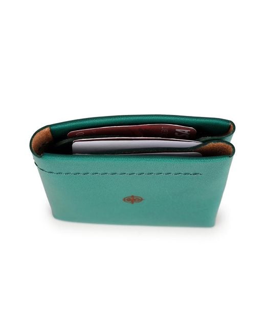 Old Trend Green Celosia Bifold Wallet